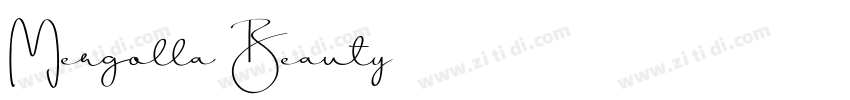 Mergolla Beauty字体转换